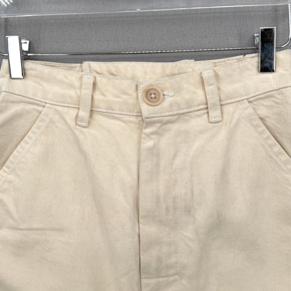 RUDY JUDE Adult Lace Back Big Jean Size 1 Cream Organic Cotton Barrel - Picture 15 of 16